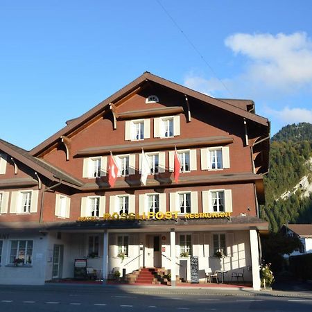 Hotel Garni Rösslipost Unteriberg Exteriör bild